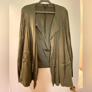 Woman’s plus size lightweight jacket.